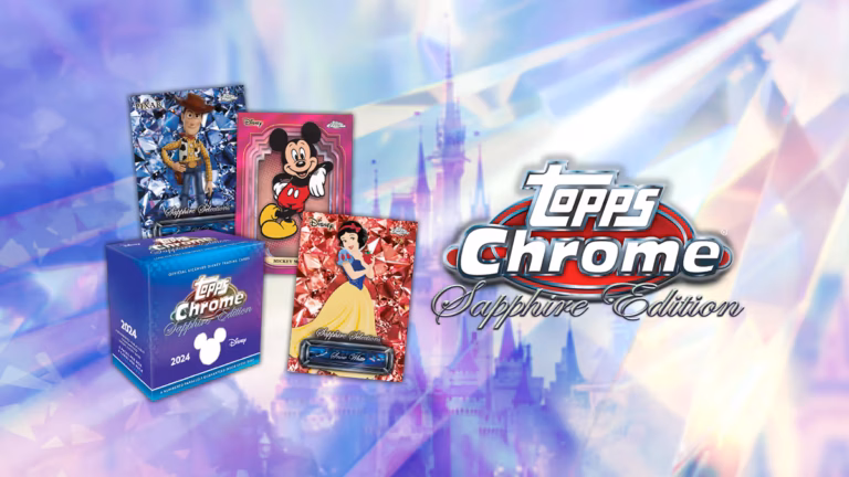 2024 TOPPS Chrome Sapphire Edition Disney Trading Cards - Header