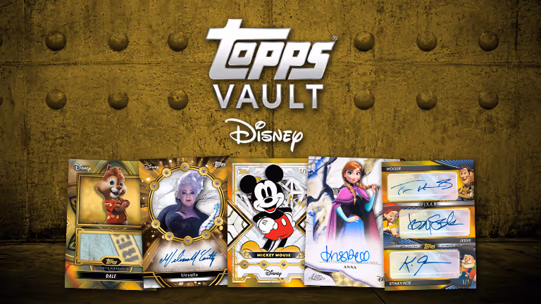 2026 TOPPS Vault Disney Trading Cards - Header