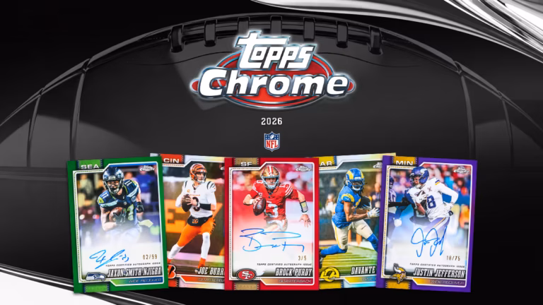 2026 TOPPS Chrome NFL Football Cards - Header