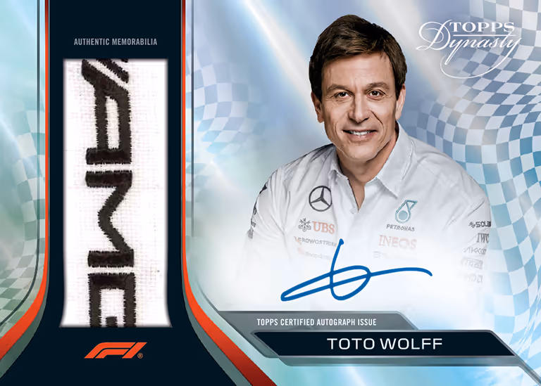 2024 TOPPS Dynasty Formula 1 Racing Cards - Autograph Patch Relic Card - Toto Wolff