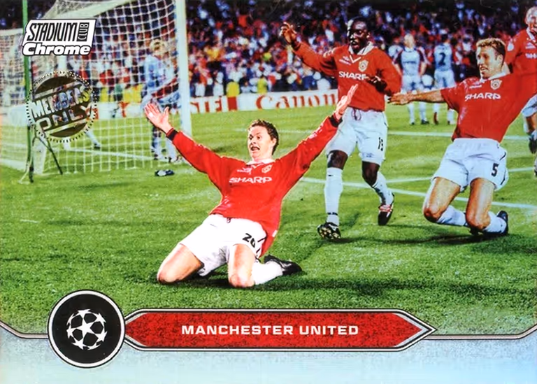 2023-24 TOPPS Stadium Club Chrome UEFA Champions League Soccer Cards - 32 in 32 Insert Card - Manchester United