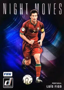 2024-25 PANINI Donruss Soccer Cards - Night Moves Insert Card - Luís Figo