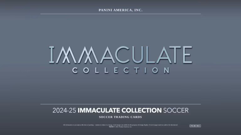 2024-25 PANINI Immaculate Collection Soccer Cards - Header