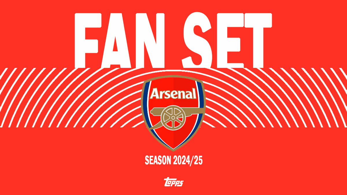 2024-25 TOPPS Arsenal FC Official Fan Set Soccer Cards - Header
