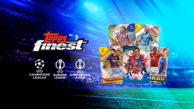 2024-25 TOPPS Finest UEFA Club Competitions Soccer Cards - Header