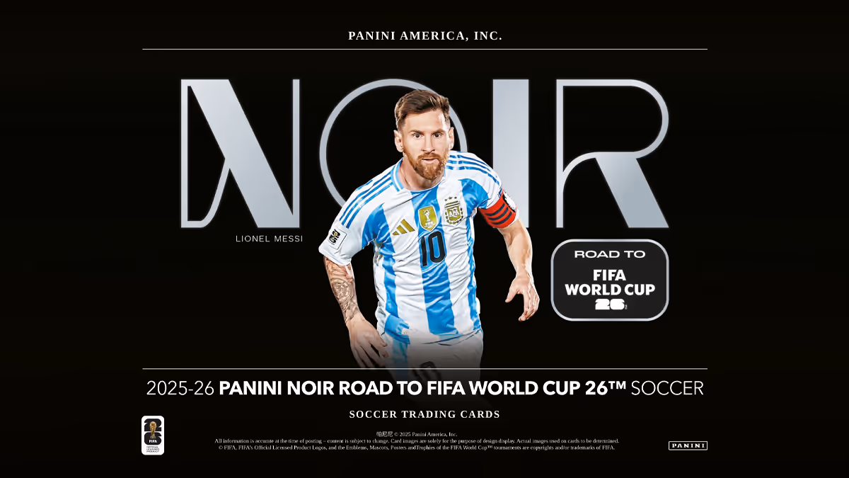 2025-26 PANINI Noir Road to FIFA World Cup 2026 Soccer Cards - Header
