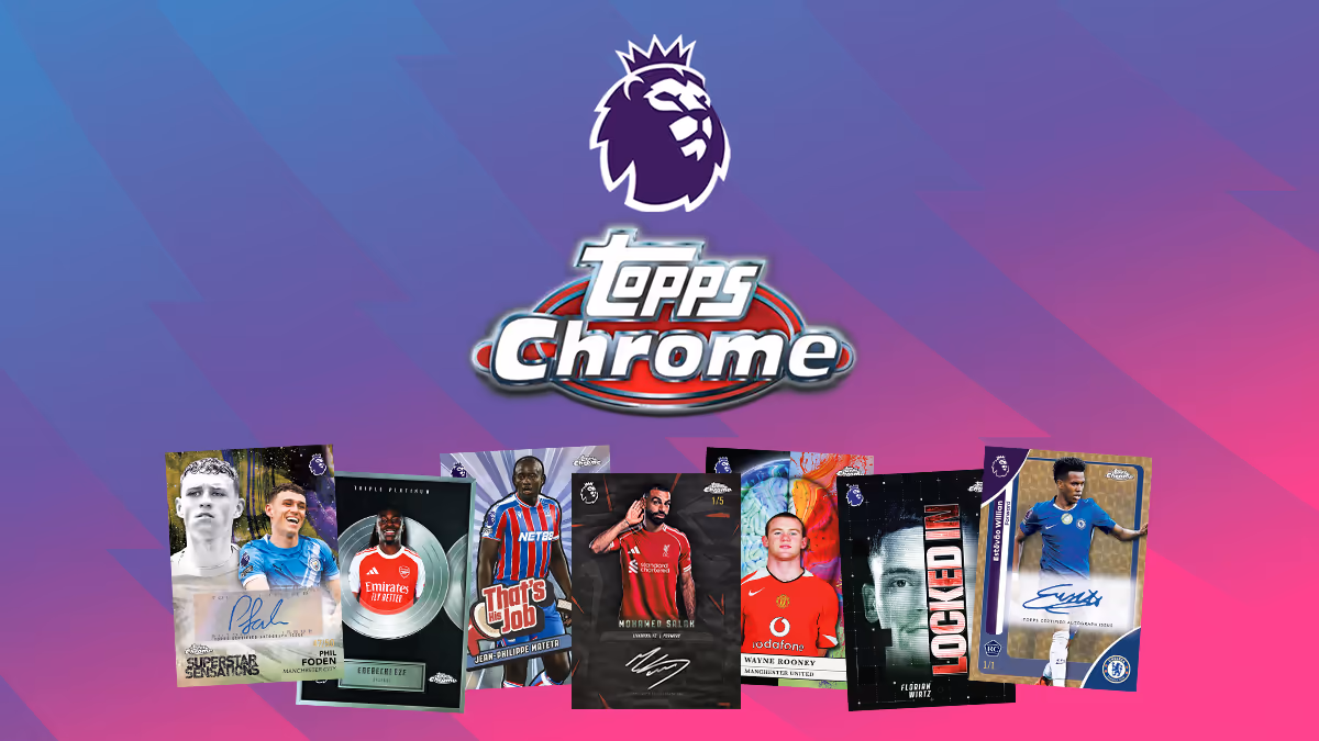 2025-26 TOPPS Chrome Premier League Soccer Cards - Header