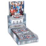 2025-26 TOPPS Chrome UEFA Club Competitions Soccer Cards First Day Issue (FDI) Box