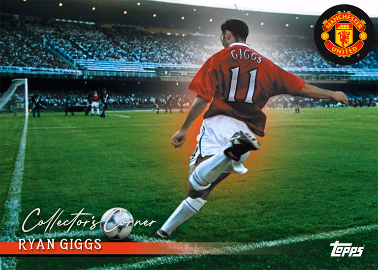 2025-26 TOPPS Manchester United Team Set Soccer Cards - Collector's Corner Base Card - Ryan Giggs