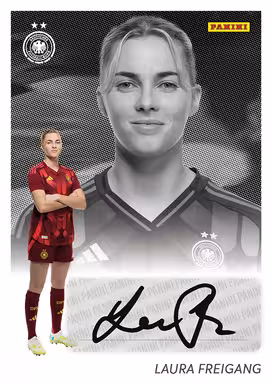 2025 PANINI DFB-Frauen Team-Set Soccer Cards - Base Autograph Card - Laura Freigang
