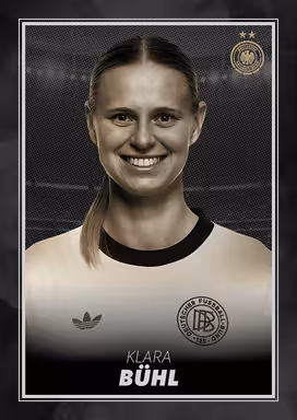 2025 PANINI DFB-Frauen Team-Set Soccer Cards - Focus on the Game Insert Card - Klara Bühl