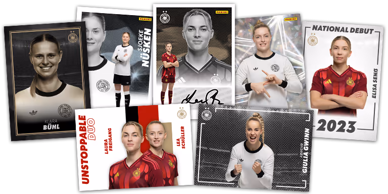 2025 PANINI DFB-Frauen Team-Set Soccer Cards - Preview