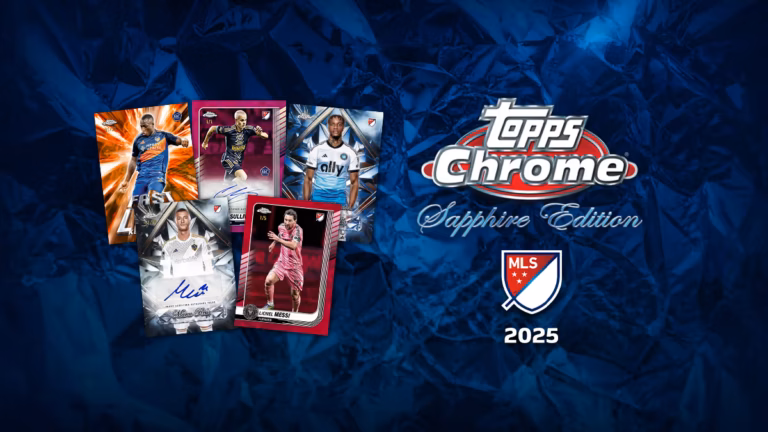 2025 TOPPS Chrome Sapphire Edition Soccer Cards - Header
