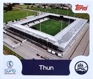 TOPPS UEFA Women's Euro 2025 Sticker - Host Cities Sticker - Thun