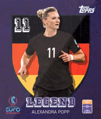 TOPPS UEFA Women's Euro 2025 Sticker - Legend Sticker - Alexandra Popp