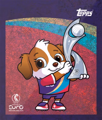 TOPPS UEFA Women's Euro 2025 Sticker - Mascot Sticker