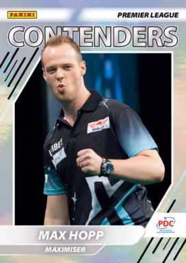 2025 PANINI PDC Premier League Darts Trading Cards - Contenders Insert Card - Max Hopp