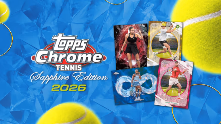 2026 TOPPS Chrome Sapphire Edition Tennis Cards - Header