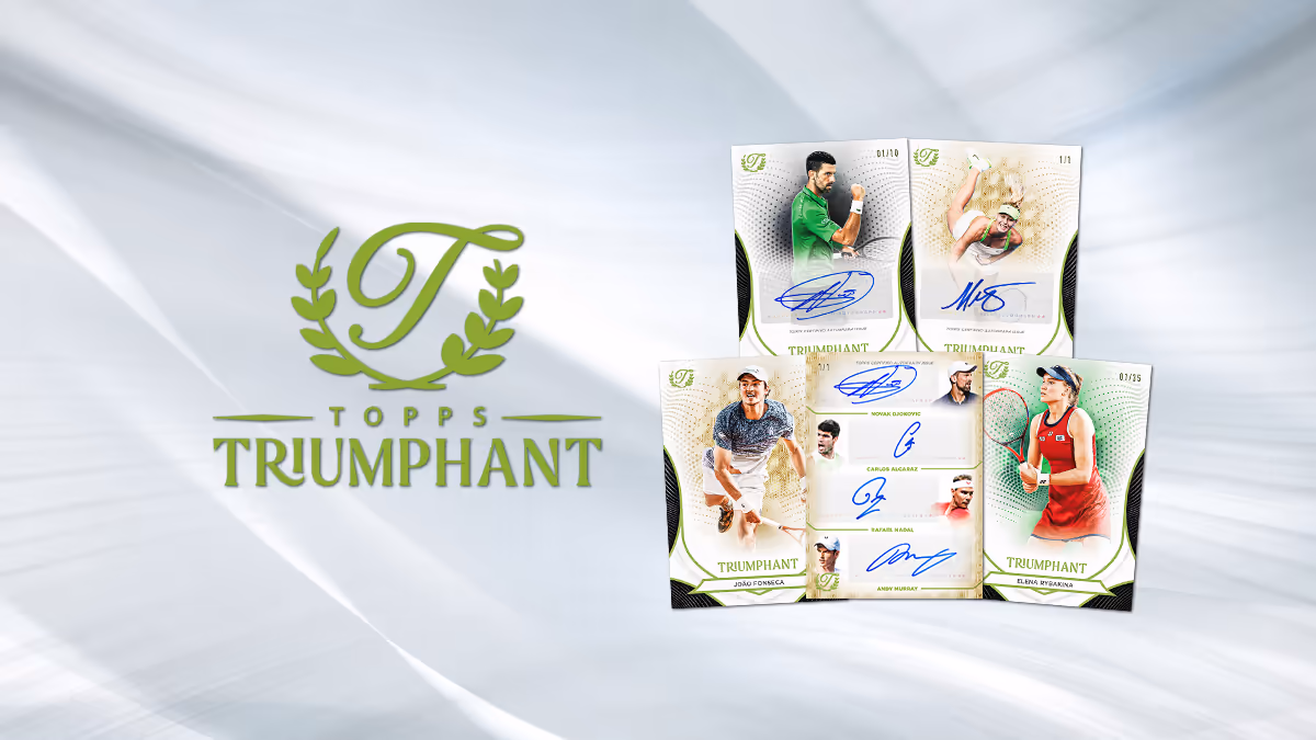 2026 TOPPS Triumphant Tennis Cards - Header