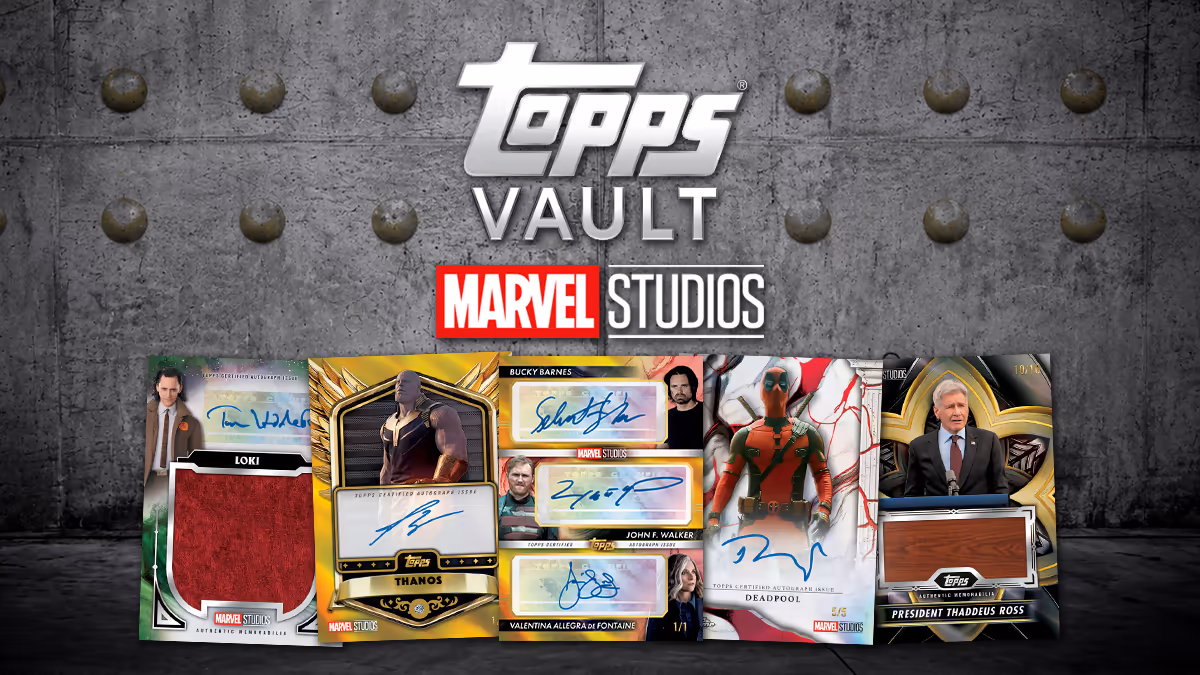 2026 TOPPS Vault Marvel Studios Trading Cards - Header