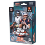 2025 TOPPS Chrome NFL Football Cards Hanger Box