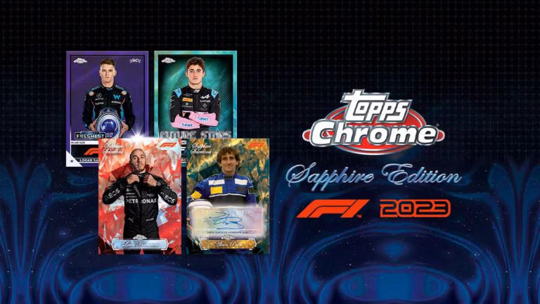 2023 TOPPS Chrome Sapphire Edition Formula 1 Racing Cards - Header