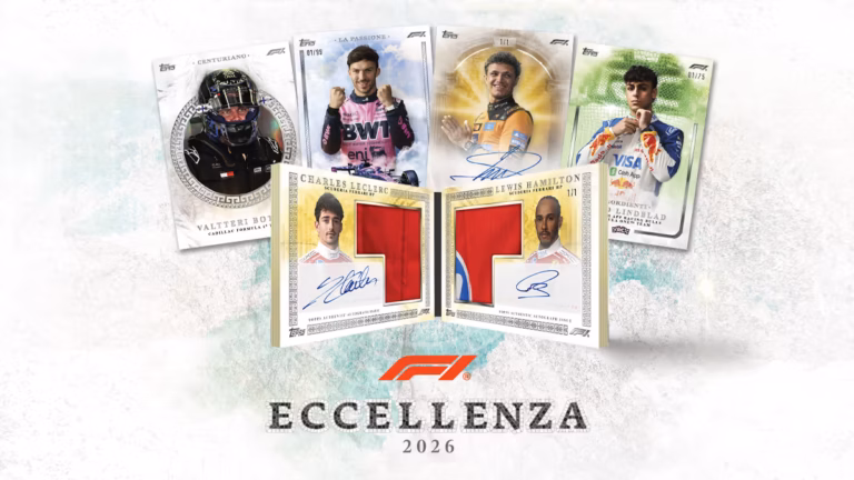 2026 TOPPS Eccellenza Formula 1 Racing Cards - Header