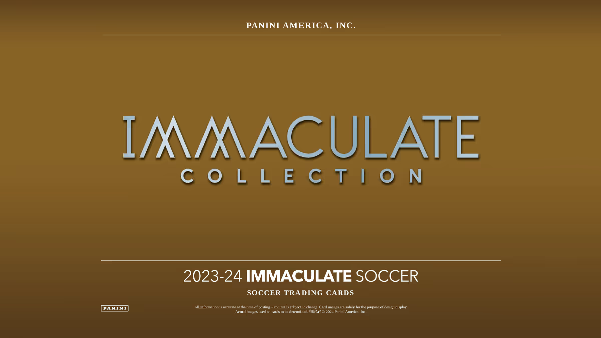 2023-24 PANINI Immaculate Collection Soccer Cards - Header