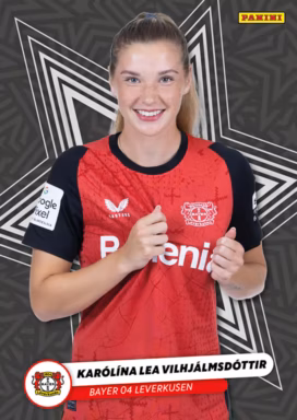 2024-25 PANINI Google Pixel Frauen Bundesliga Soccer Cards - Rising Stars Insert Card - Karólína Lea Vilhjálmsdóttir