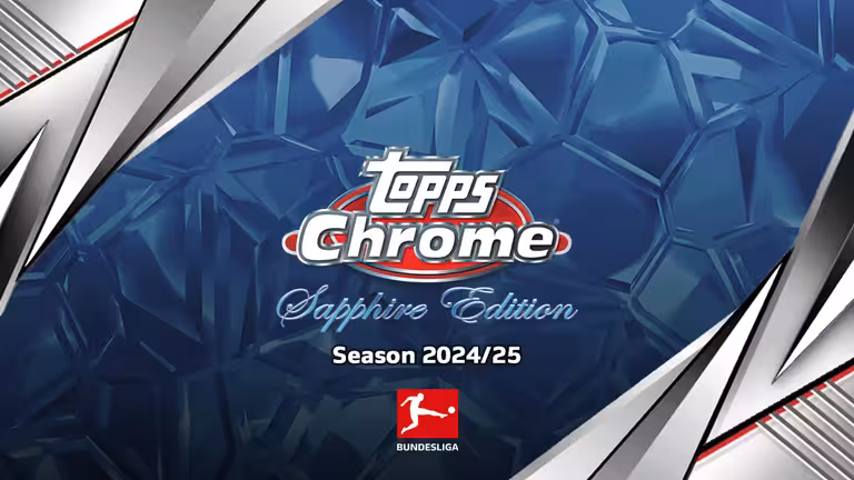 2024-25 TOPPS Chrome Sapphire Edition Bundesliga Soccer Cards - Header