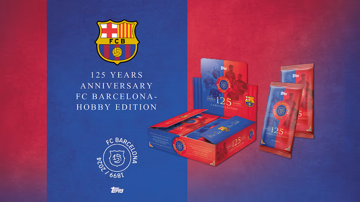 2024-25 TOPPS FC Barcelona 125 Years Anniversary Soccer Cards - Header