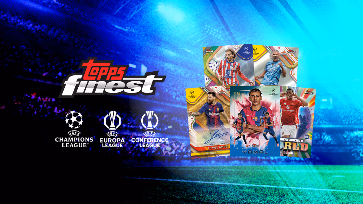 2024-25 TOPPS Finest UEFA Club Competitions Soccer Cards