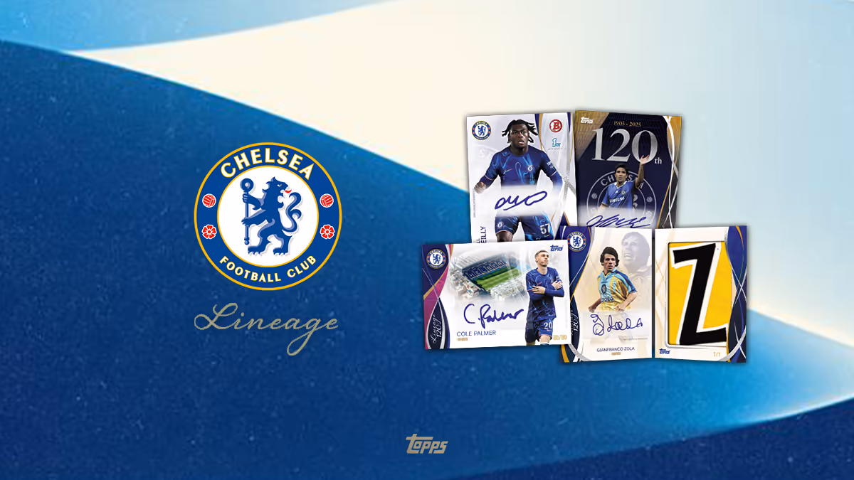 2024-25 TOPPS Lineage Chelsea FC 120 Years Anniversary Edition Soccer Cards - Header
