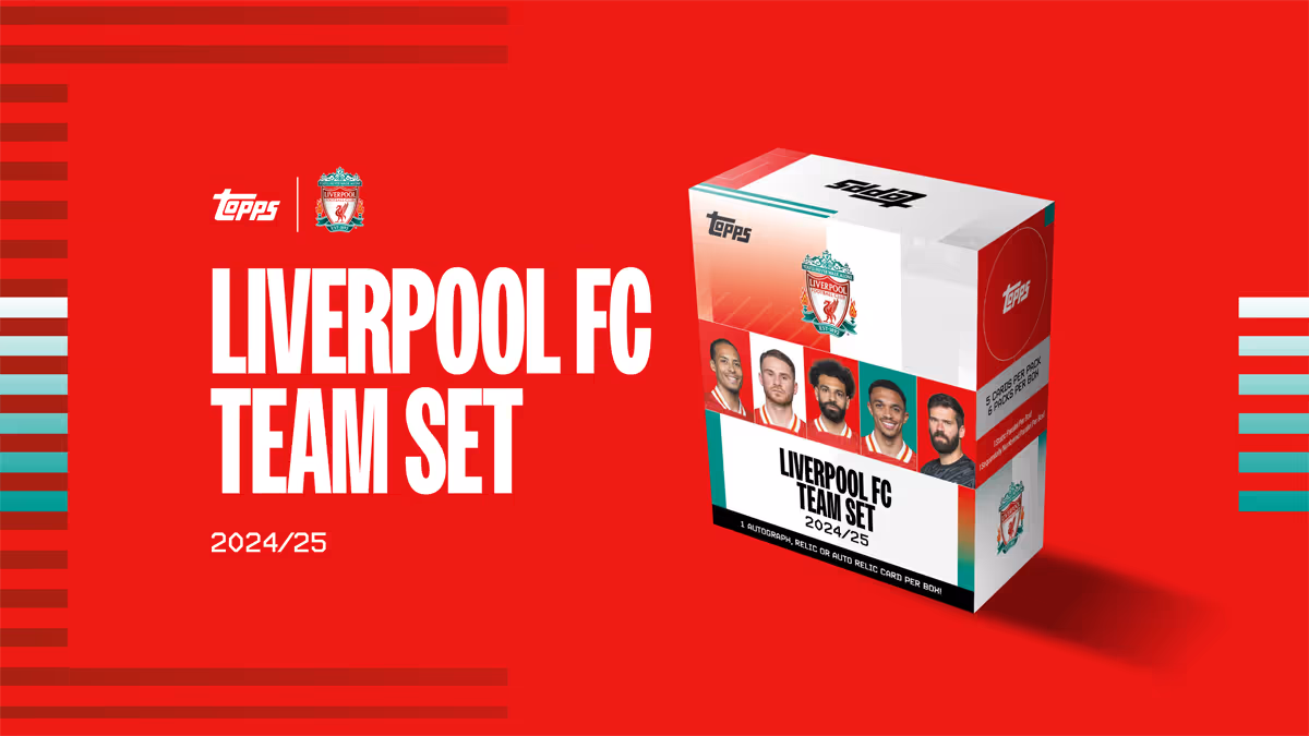 2024-25 TOPPS Liverpool FC Official Team Set Soccer Cards - Header
