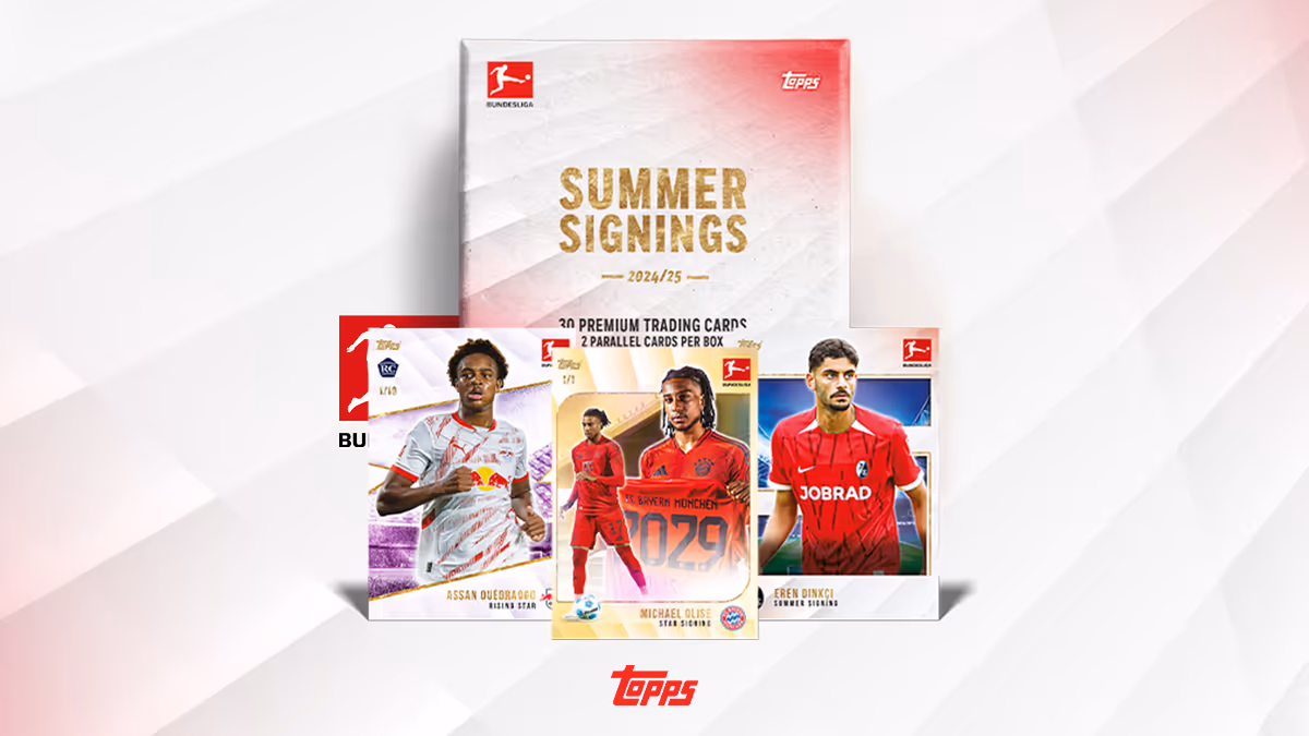 2024-25 TOPPS Summer Signings Bundesliga Soccer Cards - Header