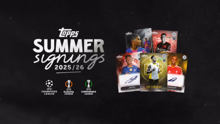 2025-26 TOPPS Summer Signings UEFA Club Competitions Soccer Cards - Header