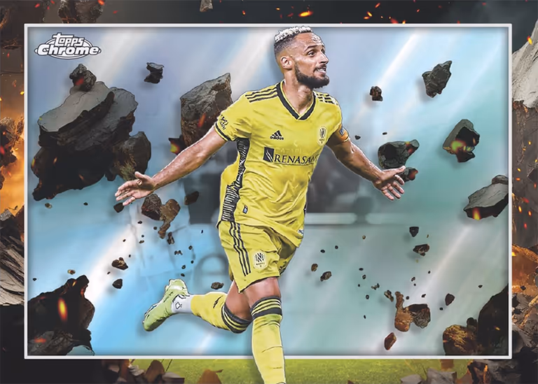 2024 TOPPS Major League Soccer Cards - Topps Chrome Layers Insert Card - Hany Mukhtar