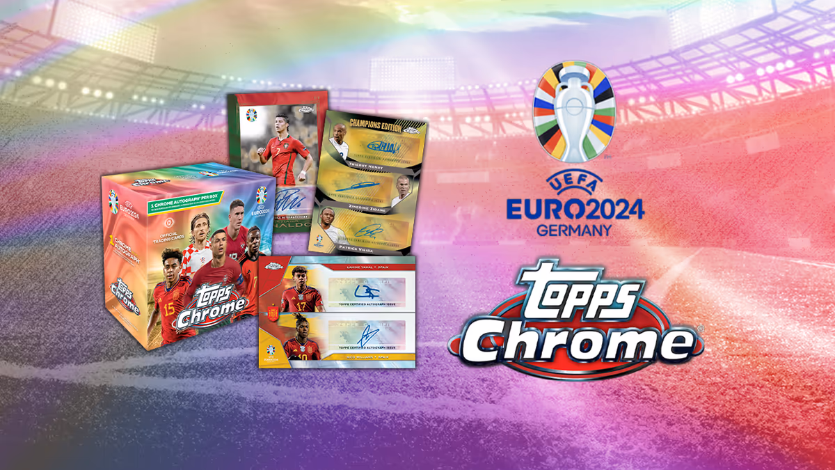 2024 TOPPS Chrome UEFA Euro Soccer Cards - Header