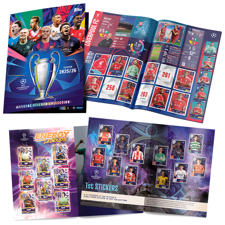 TOPPS UEFA Champions League 2025/26 Sticker - Album Preview