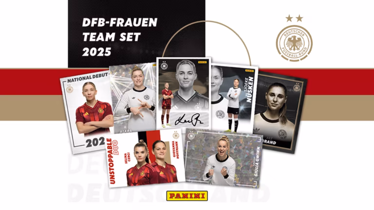 2025 PANINI DFB-Frauen Team-Set Soccer Cards - Header