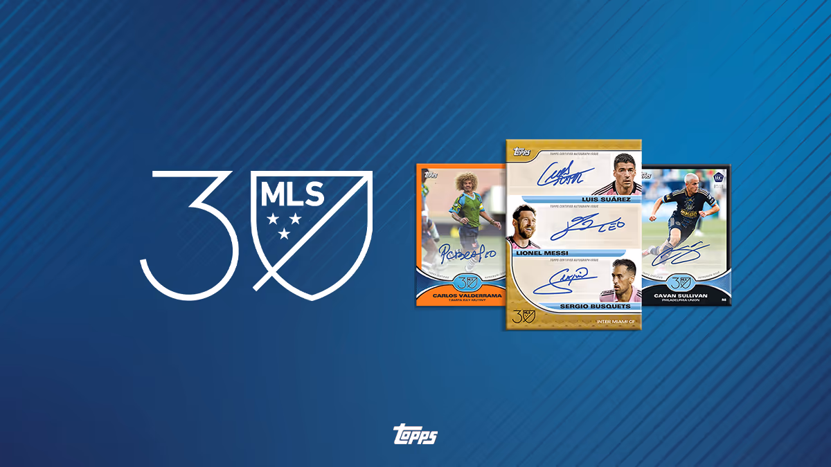 2025 TOPPS MLS 30th Anniversary Collection Soccer Cards