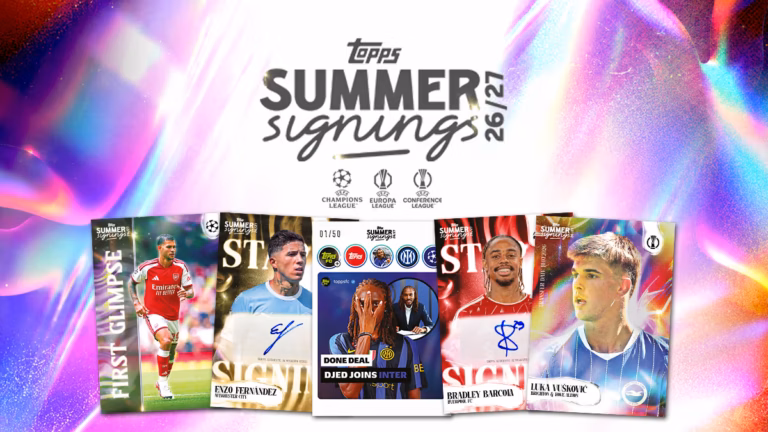 2026-27 TOPPS Summer Signings UEFA Club Competitions Soccer Cards - Header