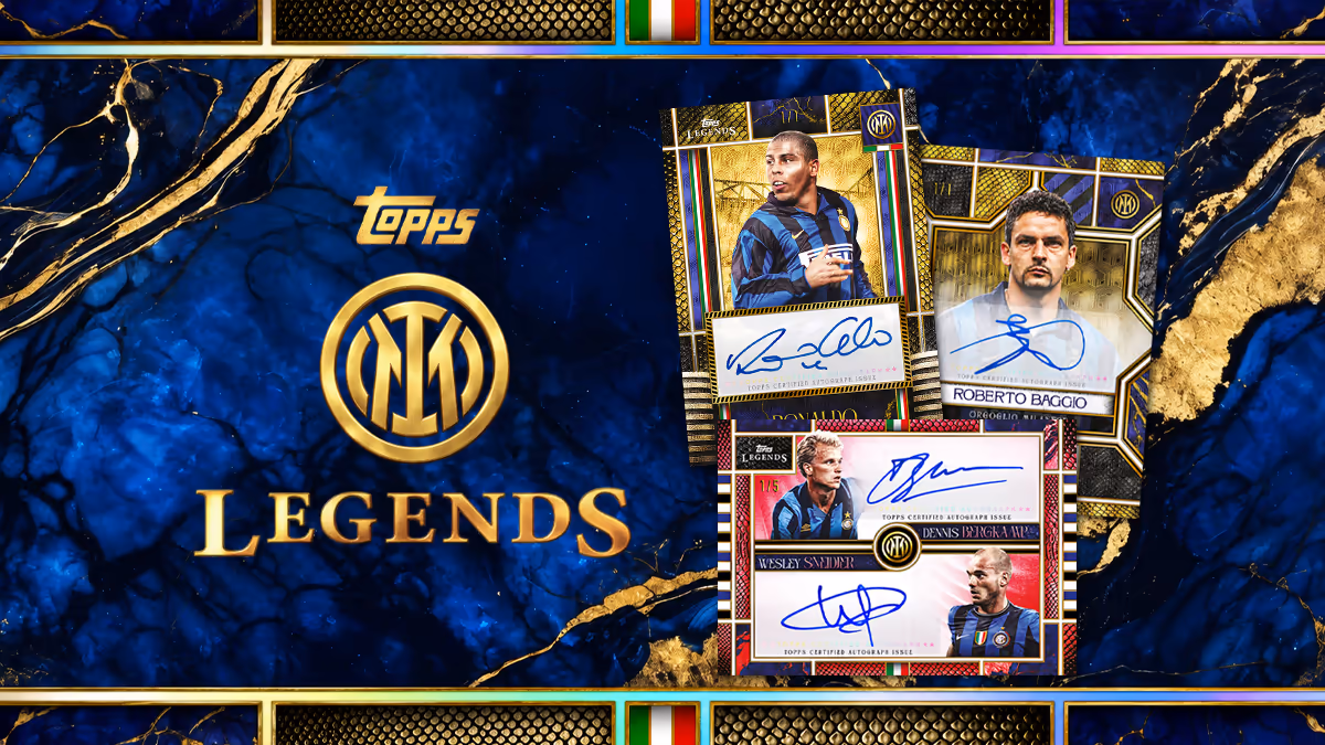 2026 TOPPS Legends FC Internazionale Milano Soccer Cards - Header