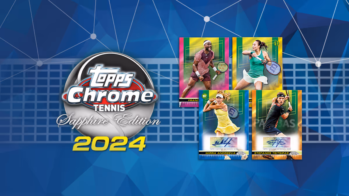 2024 TOPPS Chrome Sapphire Edition Tennis Cards
