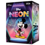 2026 TOPPS Disney Neon Trading Cards Blaster Box