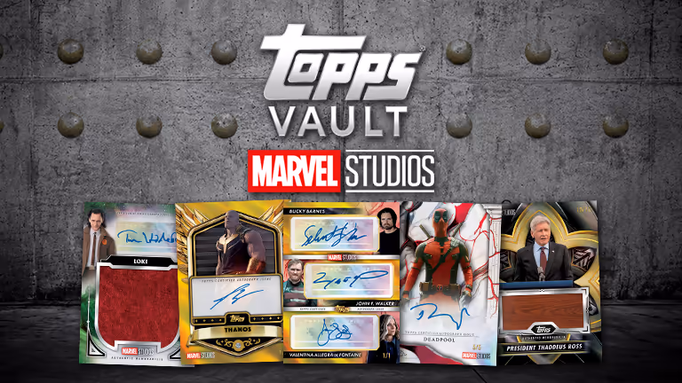 2026 TOPPS Vault Marvel Studios Trading Cards - Header