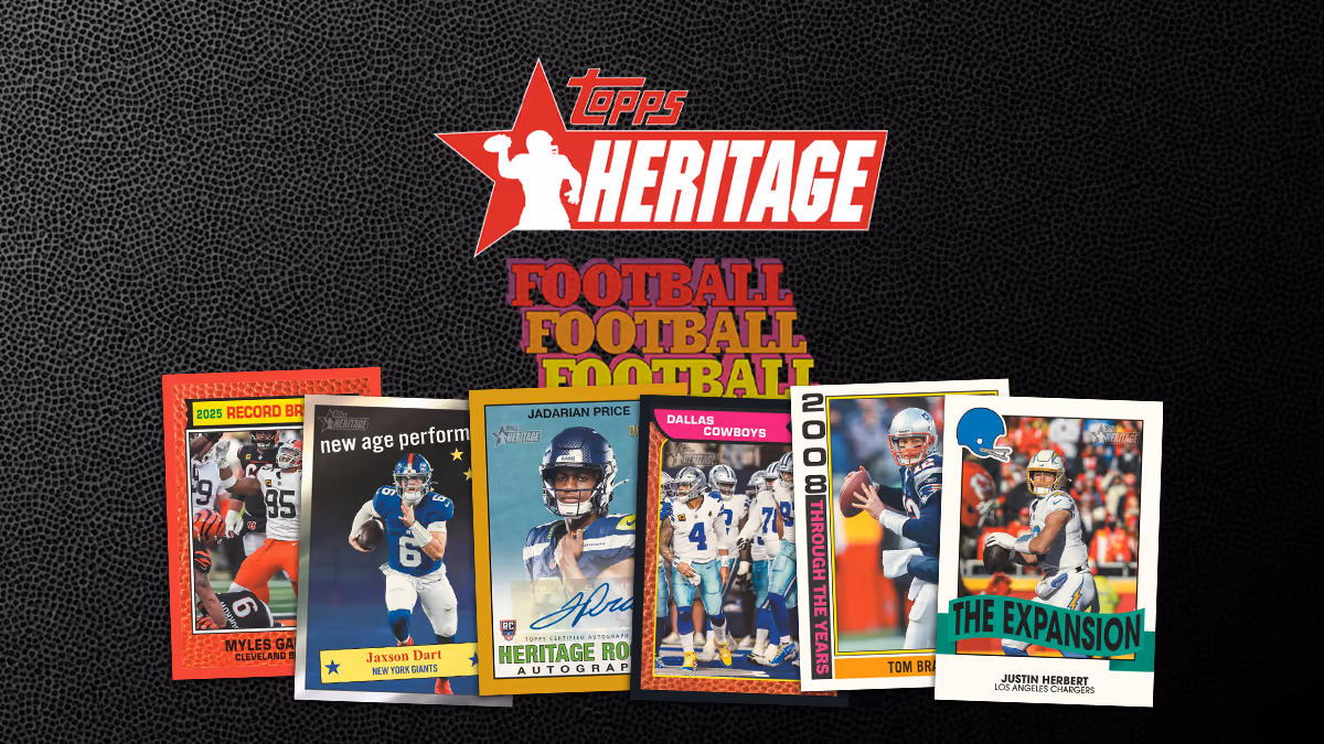 2026 TOPPS Heritage Football Cards - Header