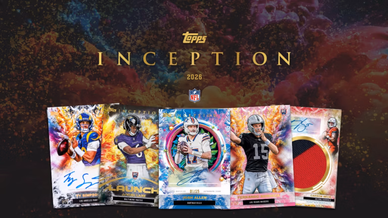 2026 TOPPS Inception NFL Football Cards - Header