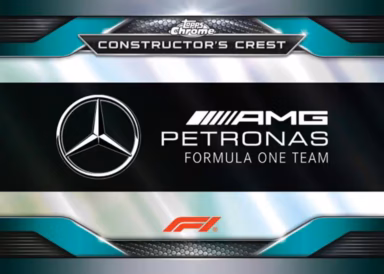 2023 TOPPS Chrome Formula 1 Racing Cards - Contructors Crest Insert Card - Mercedes