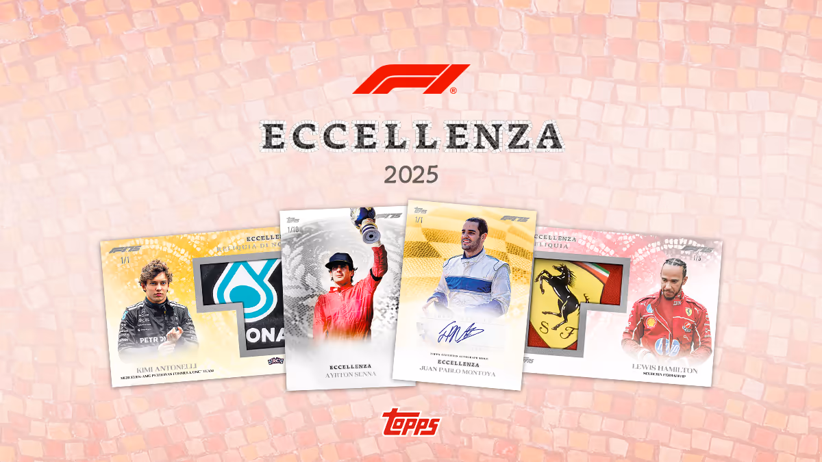 2025 TOPPS Eccellenza Formula 1 Racing Cards - Header